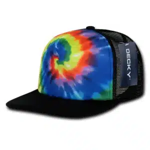 Rainbow Tie Dye Trucker Cap