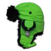 Neon Aviator Hat Navy Green