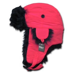 Neon Aviator Hat Navy Pink