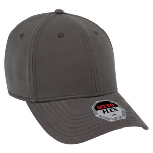 Otto Flex Stretch Cotton Twill Cap Charcoal Grey
