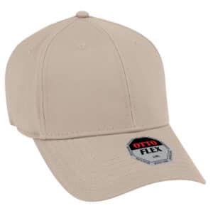 Otto Flex Stretch Cotton Twill Cap Khaki