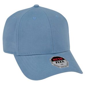 Otto Flex Stretch Cotton Twill Cap Light Blue