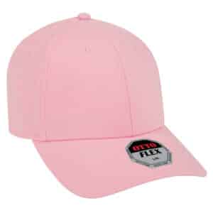 Otto Flex Stretch Cotton Twill Cap Pink