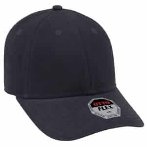 Otto Flex Ultra Fine Brush Stretch Cotton Cap Navy