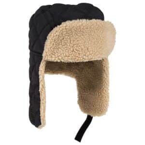 Quilted Three Panel Trapper Hat 1