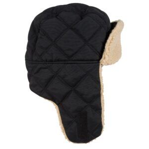Quilted Three Panel Trapper Hat 2