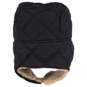 Quilted Three Panel Trapper Hat 4