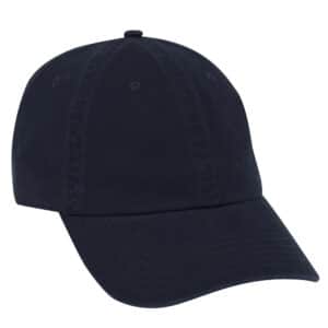 Six Panel Garment Wash Cotton Dad Cap Navy