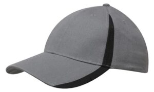 Brushed Heavy Cotton Cap Charcoal Black
