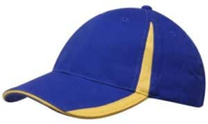 Brushed Heavy Cotton Cap Royal Gold