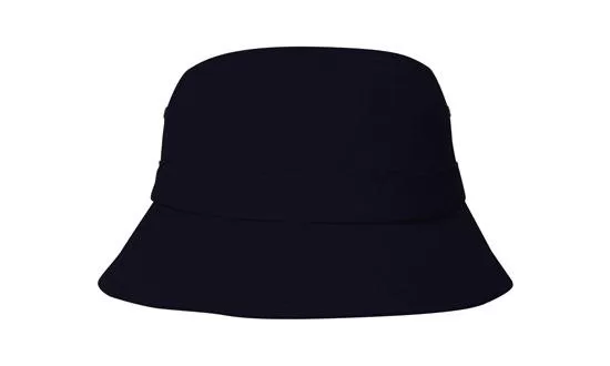 Brushed Sports Twill Childs Bucket Hat Navy