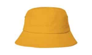 Brushed Sports Twill Infants Bucket Hat Gold