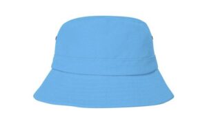Brushed Sports Twill Youth Bucket Hat Sky