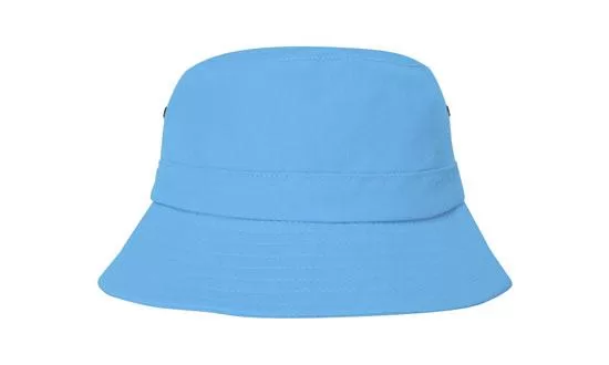 Brushed Sports Twill Youth Bucket Hat Sky