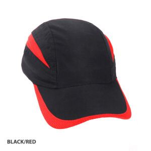 Ezyme Washed Cap black red
