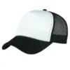 Foam Mesh Trucker Cap Black White