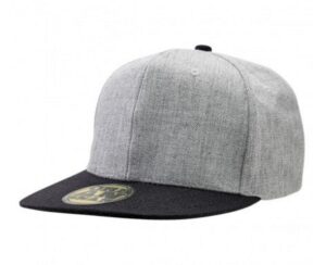 Freestyler Snapback Cap - Grey Marle - Black