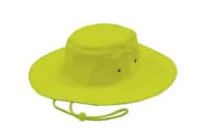 Luminescent Safety Hat Fluro Green