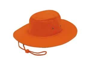 Luminescent Safety Hat Fluro Orange