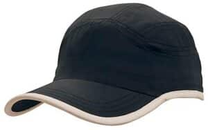 Microfibre Sports Cap plus Trim Navy White