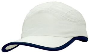 Microfibre Sports Cap plus Trim White Navy