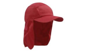Poly Cotton Legionnaire Hat Red