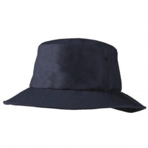 Poly Viscose Bucket Hat Navy