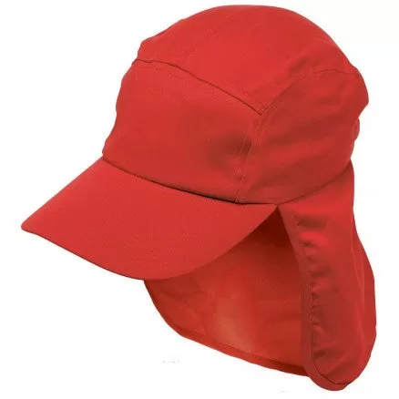 Poly Viscose Legionnaire Hat Red