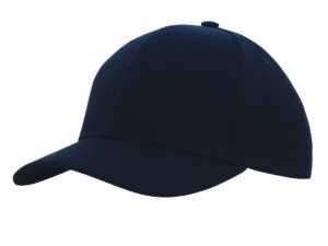 Premium American Twill College Cap Black