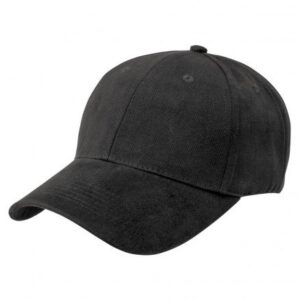 Premium Soft Cotton Cap Black