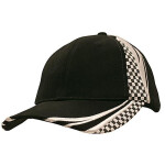 Printed Checks Brushed Heavy Cotton Cap