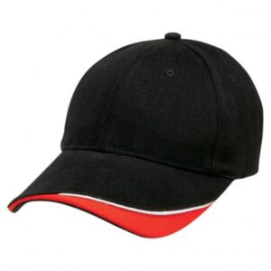 Signature Cap Black White Red
