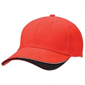 Signature Cap Red Grey Black