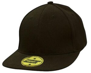 Snap Back Pro Style Premium American Twill Cap Black