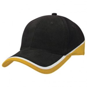 Sunset Cap - Black White Gold