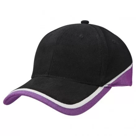 Sunset Cap - Black White Purple