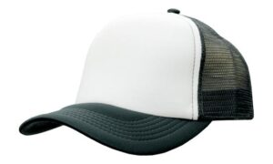 Truckers Mesh Cap White Charcoal