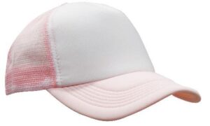 Truckers Mesh Cap White Pink
