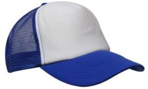 Truckers Mesh Cap White Royal