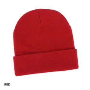 Acrylic Beanie Red
