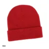 Acrylic Beanie Red