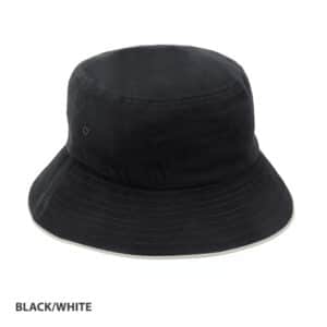 Bucket Hat Sandwich Design black white