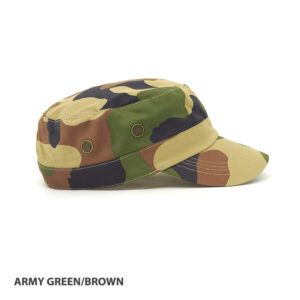 Camo Military Cap army green brown