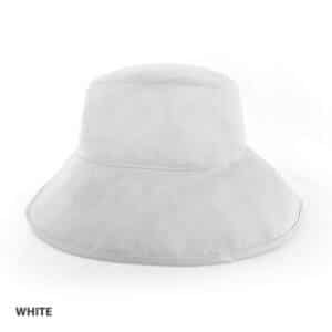 Ladies Bucket Hat white