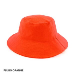 PQ Mesh Bucket Hat fluro orange