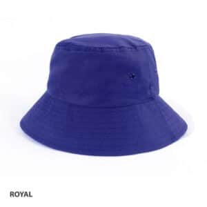 Polycotton School Bucket Hat royal