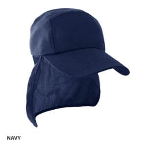 Youth Polycotton Legionnaire Cap navy