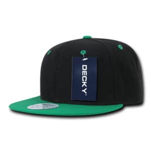 Two Tone Flat Peak Snapback