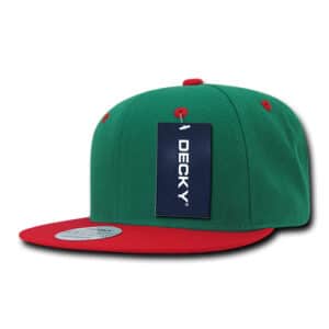 Two Tone Flat Peak Snapback