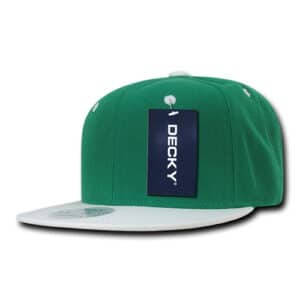 Two Tone Flat Peak Snapback